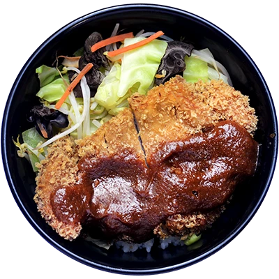 Miso sauce Chicken Katsu Rice Bowl